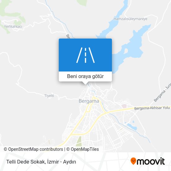 Telli Dede Sokak harita