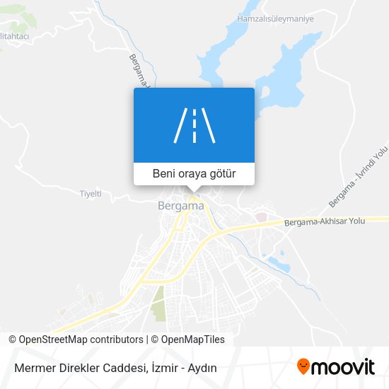 Mermer Direkler Caddesi harita