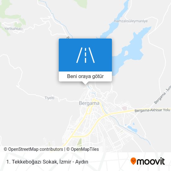1. Tekkeboğazı Sokak harita