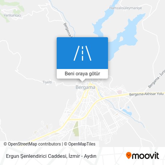 Ergun Şenlendirici Caddesi harita