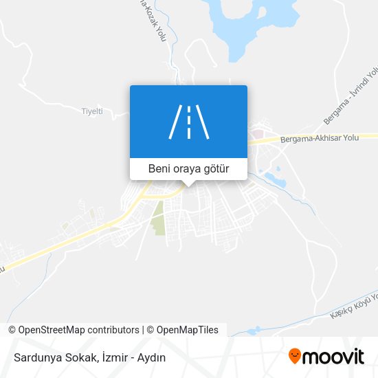 Sardunya Sokak harita
