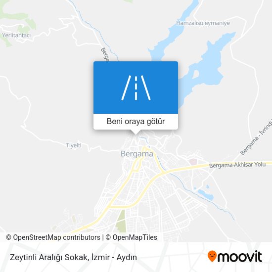 Zeytinli Aralığı Sokak harita