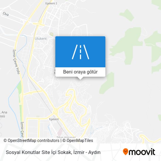 Sosyal Konutlar Site İçi Sokak harita