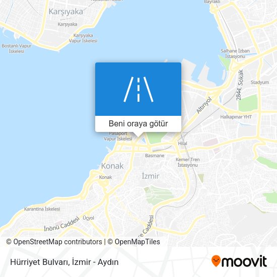 Hürriyet Bulvarı harita