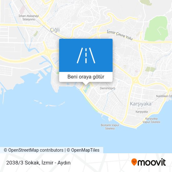 2038/3 Sokak harita