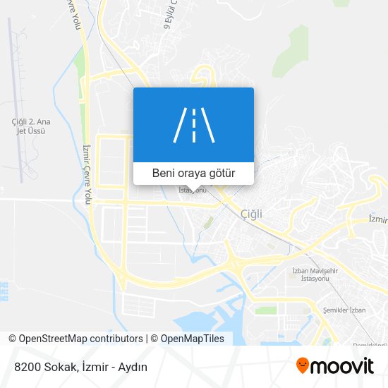 8200 Sokak harita