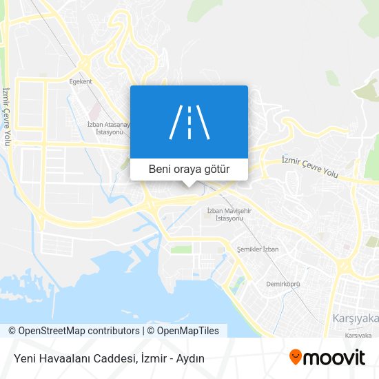 Yeni Havaalanı Caddesi harita