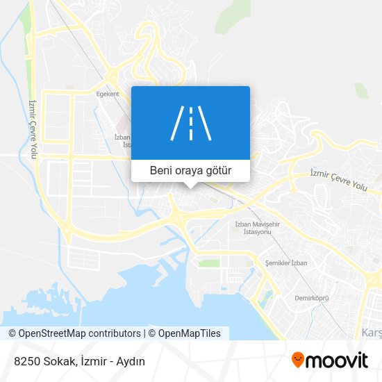 8250 Sokak harita