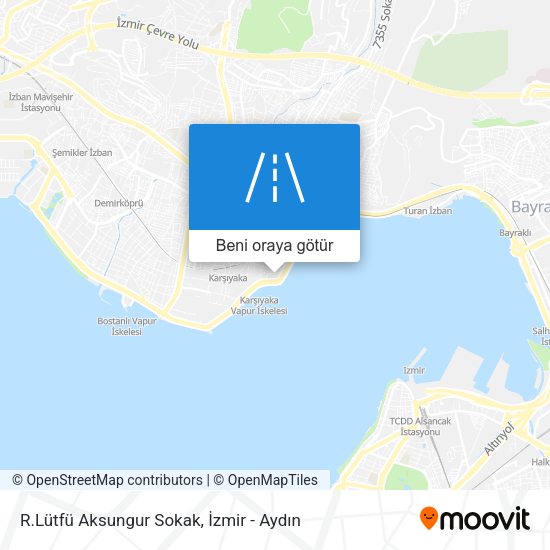 R.Lütfü Aksungur Sokak harita