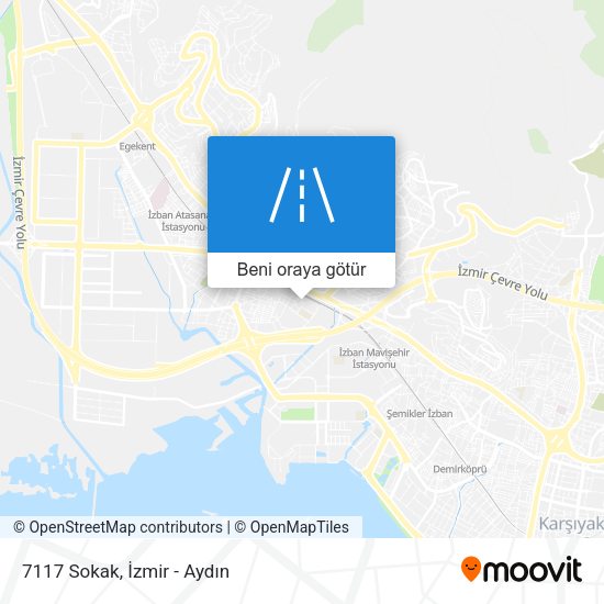 7117 Sokak harita
