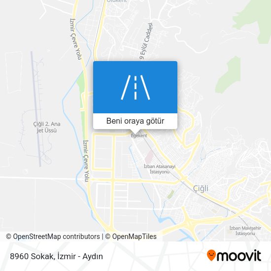 8960 Sokak harita