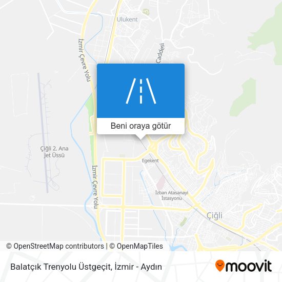 Balatçık Trenyolu Üstgeçit harita