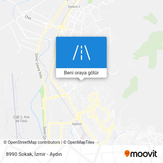 8990 Sokak harita