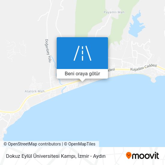 Dokuz Eylül Üniversitesi Kampı harita