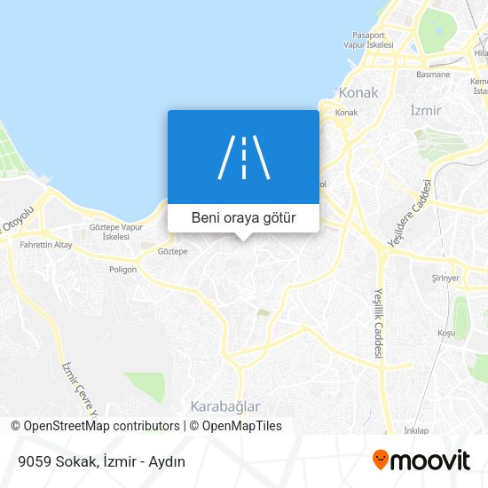 9059 Sokak harita