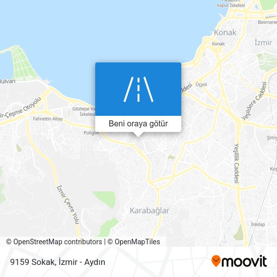 9159 Sokak harita