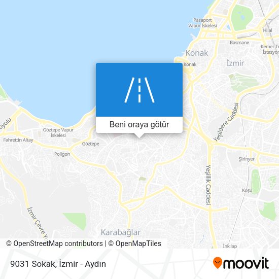 9031 Sokak harita