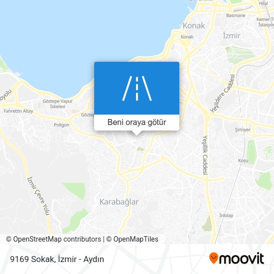 9169 Sokak harita