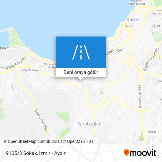 9105/3 Sokak harita