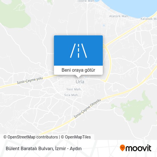 Bülent Baratalı Bulvarı harita