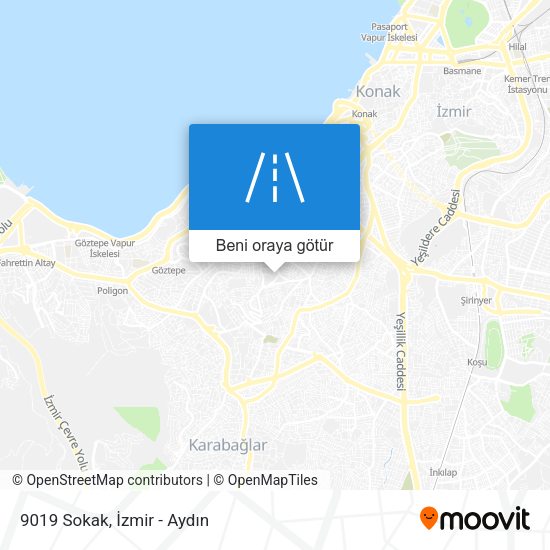 9019 Sokak harita
