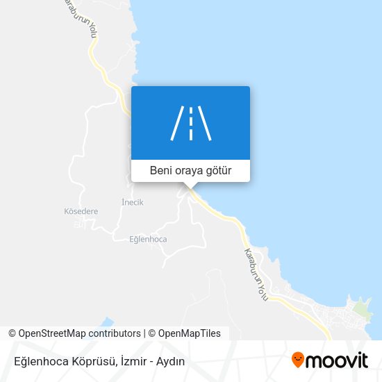 Eğlenhoca Köprüsü harita