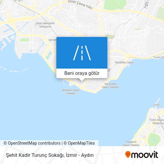 Şehit Kadir Turunç Sokağı harita