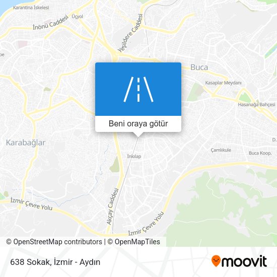 638 Sokak harita
