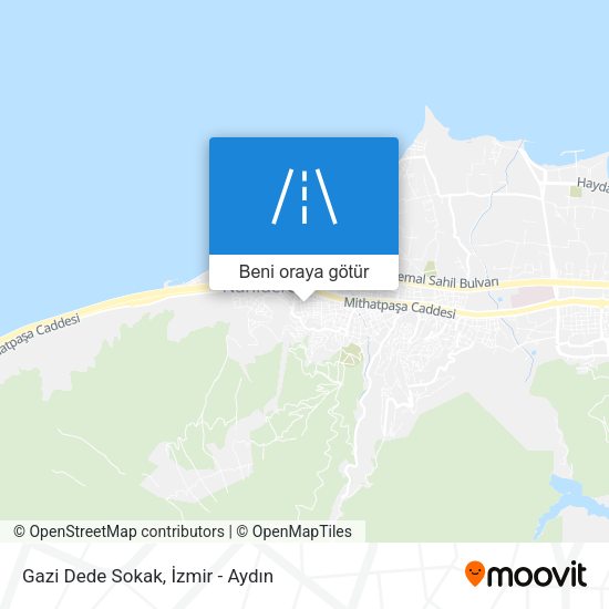 Gazi Dede Sokak harita