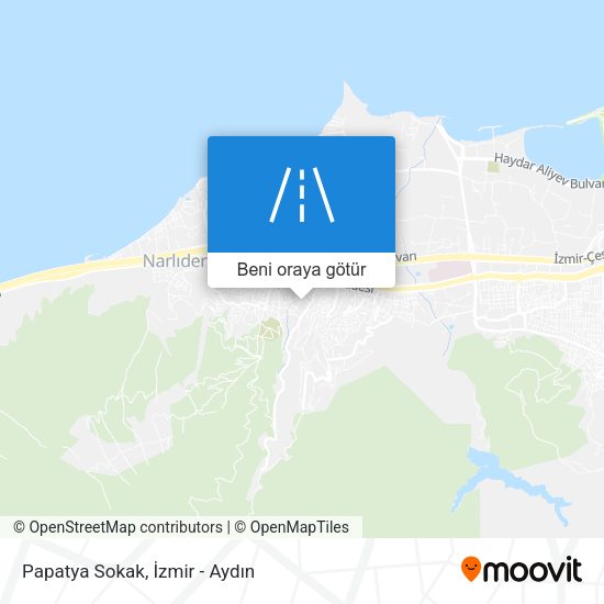 Papatya Sokak harita