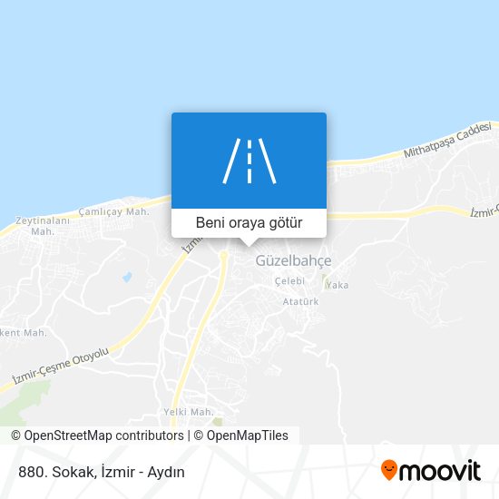 880. Sokak harita