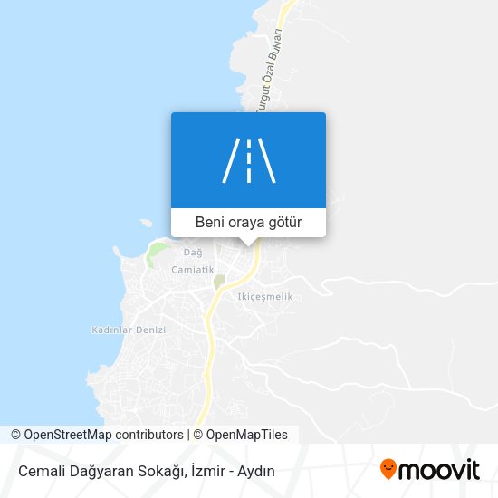 Cemali Dağyaran Sokağı harita