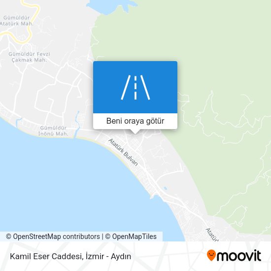 Kamil Eser Caddesi harita