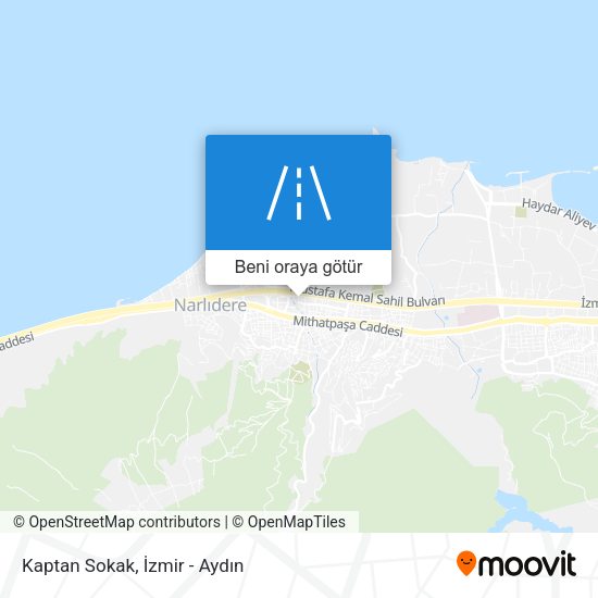 Kaptan Sokak harita