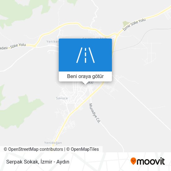 Serpak Sokak harita
