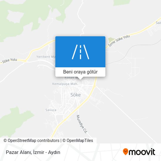 Pazar Alanı harita