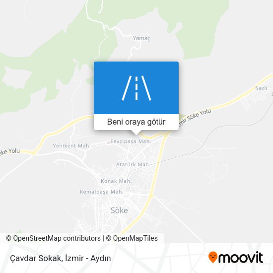 Çavdar Sokak harita