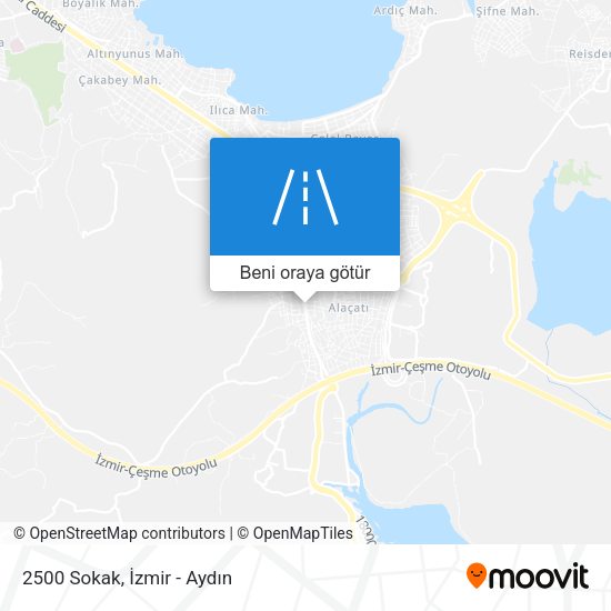 2500 Sokak harita