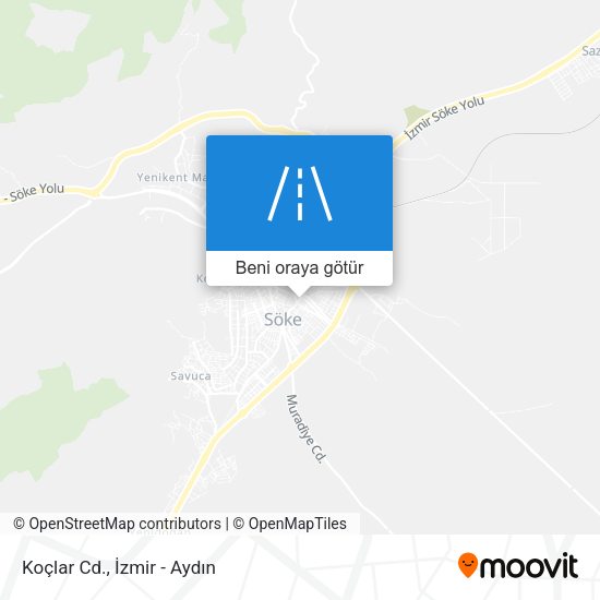 Koçlar Cd. harita