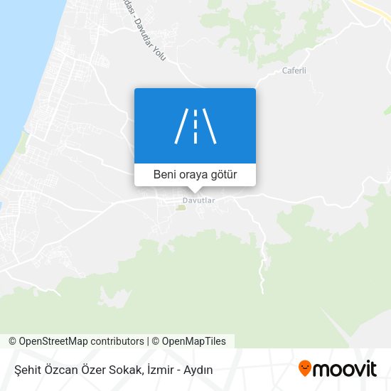 Şehit Özcan Özer Sokak harita