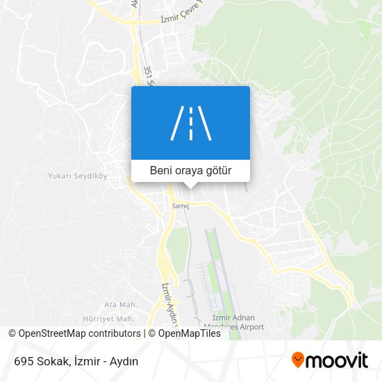 695 Sokak harita