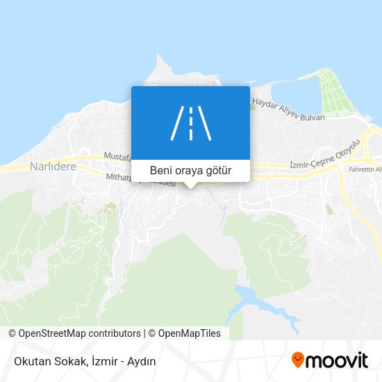 Okutan Sokak harita