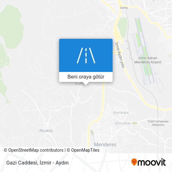 Gazi Caddesi harita