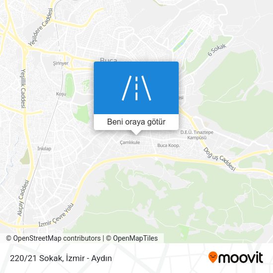 220/21 Sokak harita