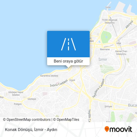 Konak Dönüşü harita