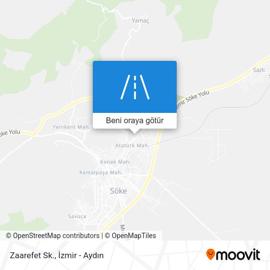 Zaarefet Sk. harita