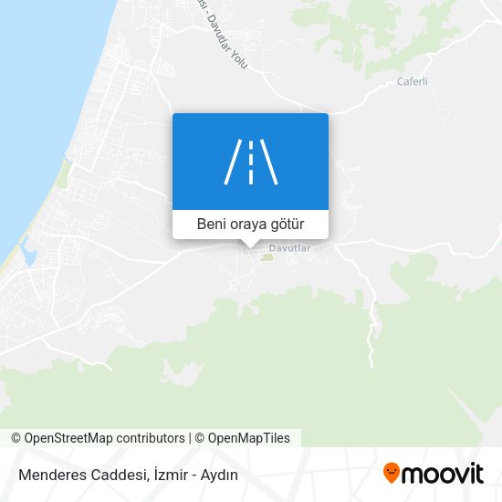 Menderes Caddesi harita
