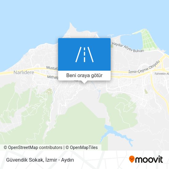 Güvendik Sokak harita