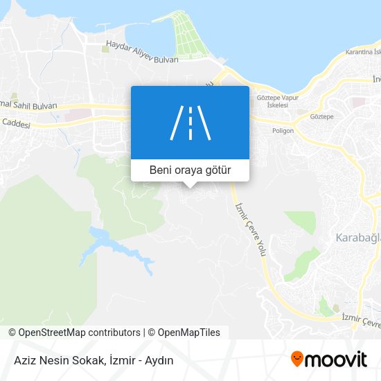 Aziz Nesin Sokak harita