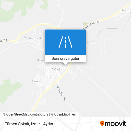 Tümen Sokak harita